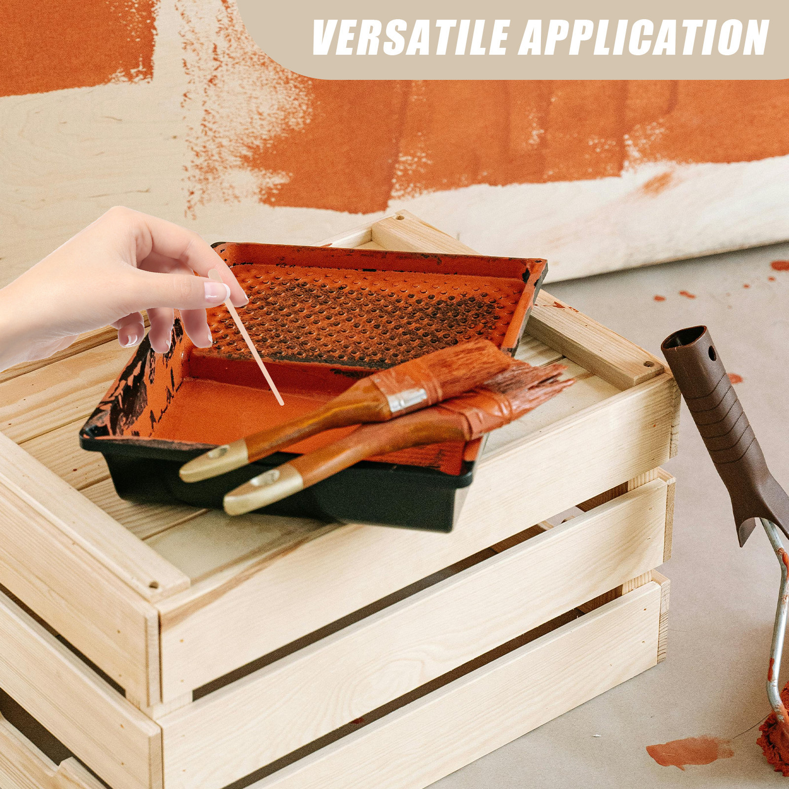 400Pcs Wooden Paint Stirrer St – Home Improvement In Usa Bewertung und Preis