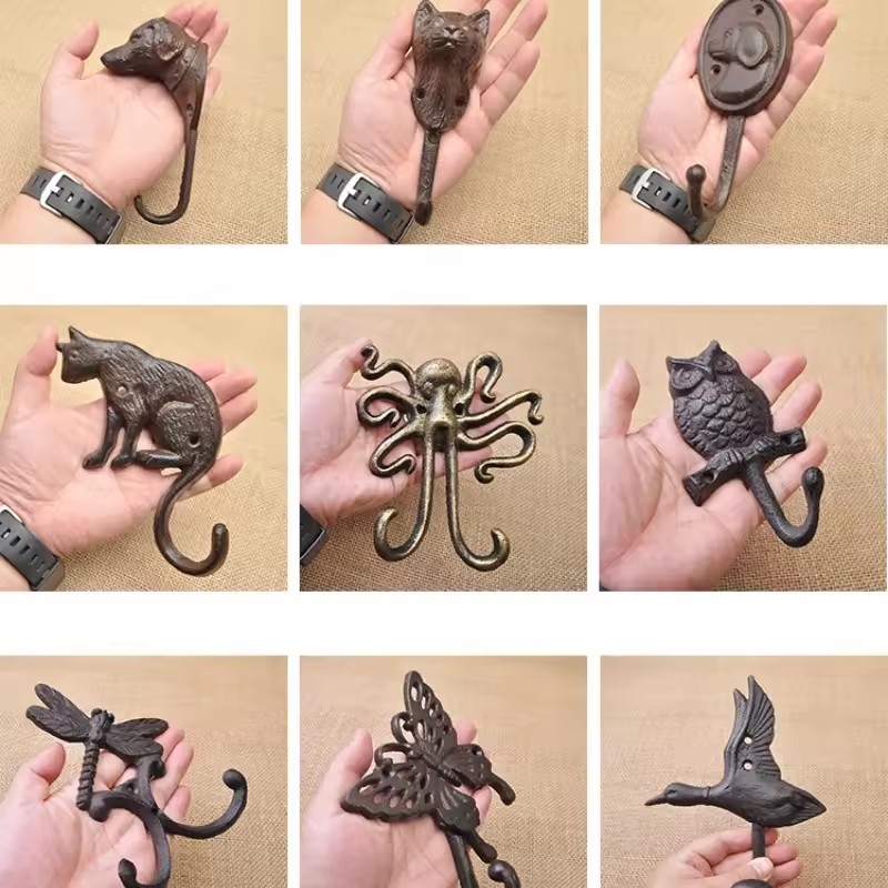 1pc Rustic Cast Iron Hook Dog/ – Home Improvement Cast Bewertung und Preis