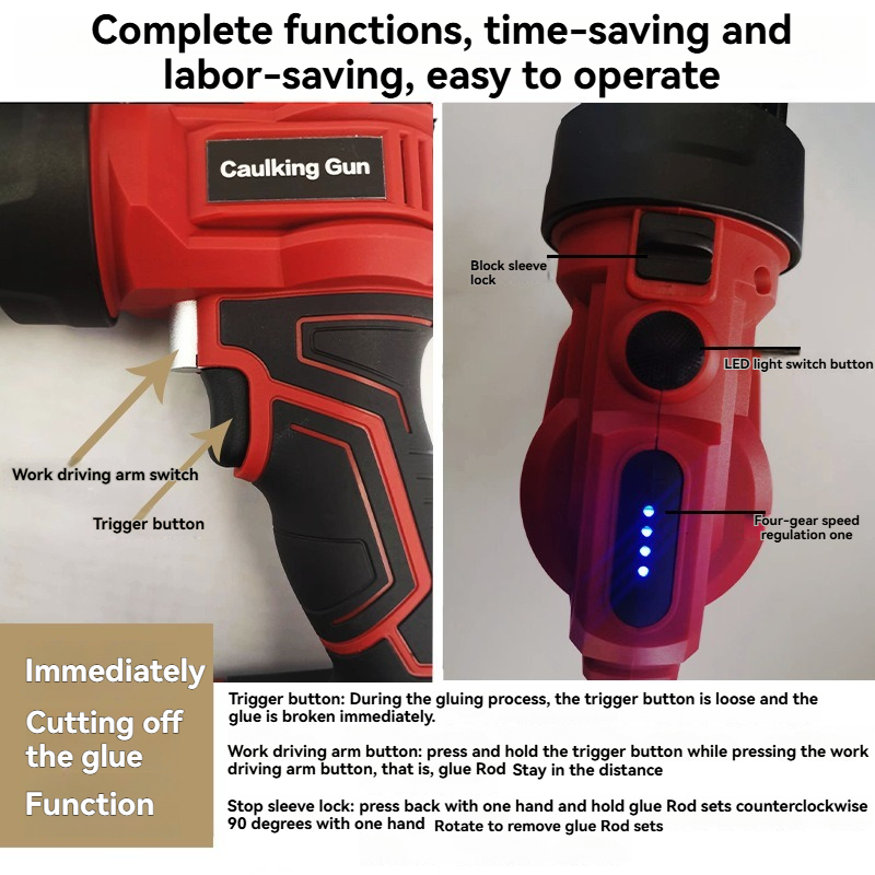 Cordless Electric Caulk Gun wi – Caulking Gun Dispensing Bewertung und Preis